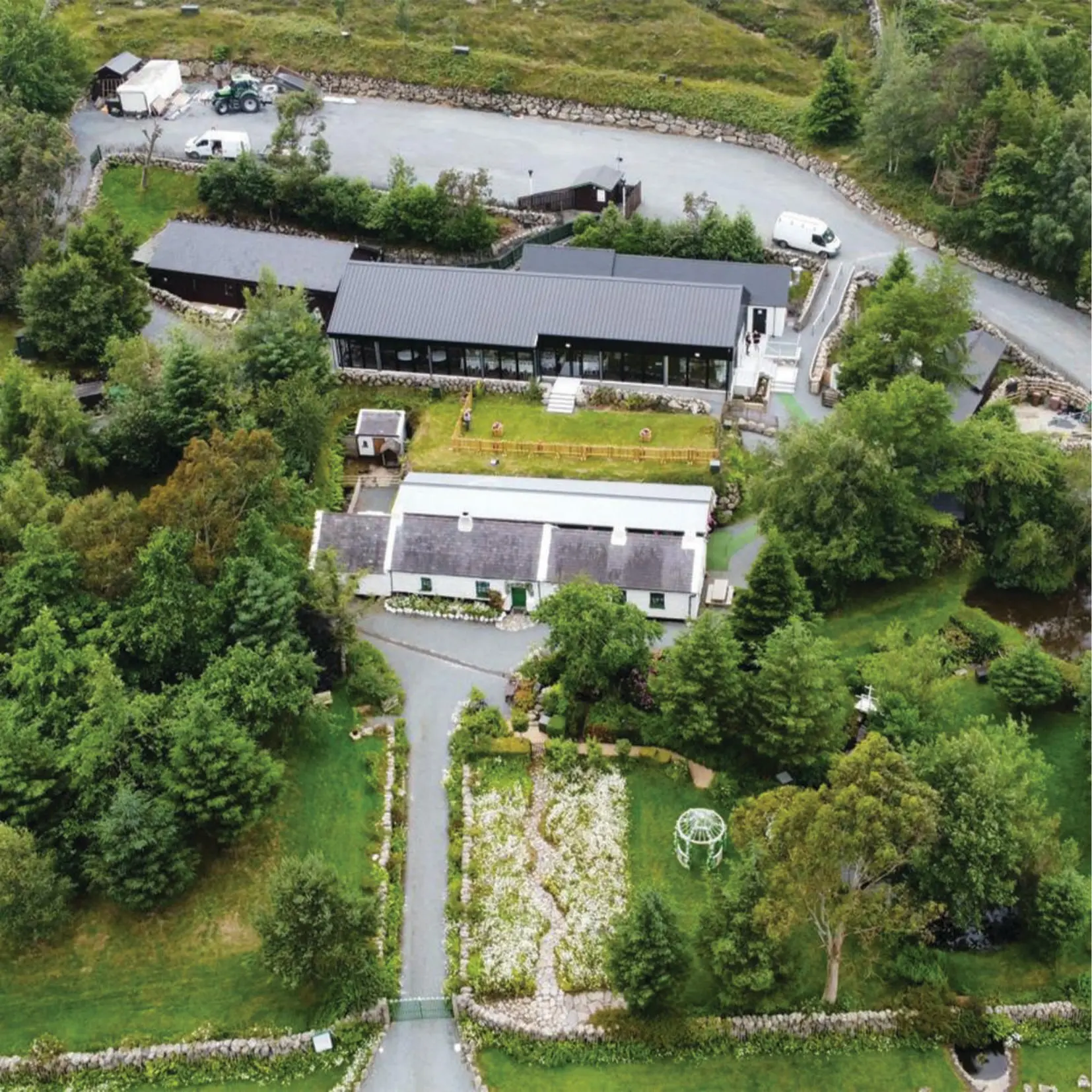 Rocky Mountain Cottage from above